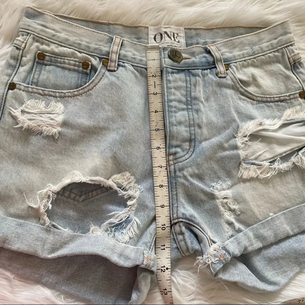One Teaspoon Diamonds Chargers denim short 26
